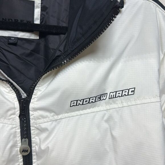 (N4) Andrew Marc Glow in the Dark Quilted Down Jacket Size M Uniset - Picture 4 of 16